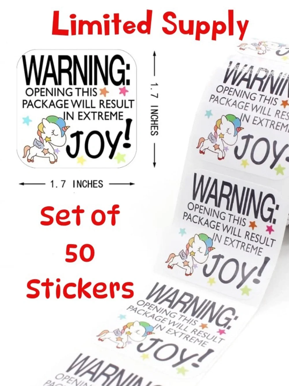Set of 50 Unicorn